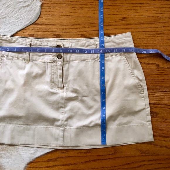 Land's End Khakis Mini Skirt - Picture 3 of 4